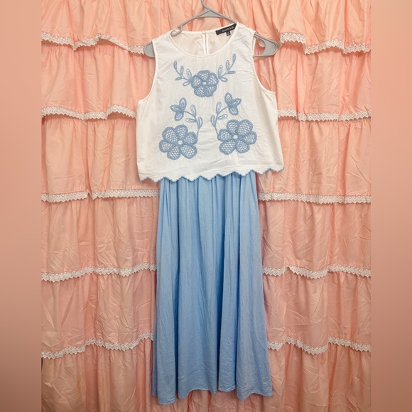 Strut & Bolt Dresses & Skirts - Strut & Bolt embroidered midi dress